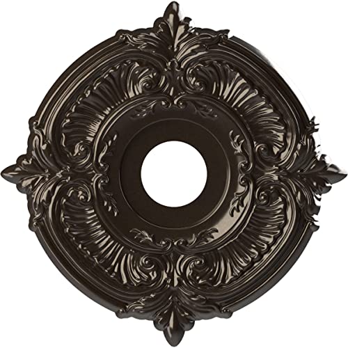 Ekena Millwork CMP16ATERU Attica Thermoformed PVC Ceiling Medallion (Fits Canopies