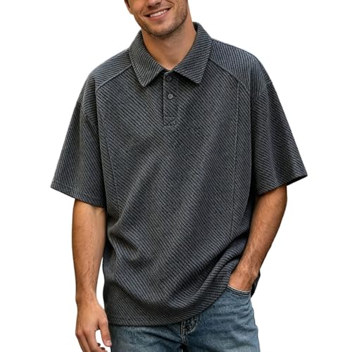 T-shirt de loisirs pour homme et polo de golf classique pour le week-end