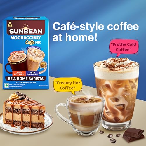 Image of Sunbean Mochaccino Coffee Mix - Effortless Dalgona Experience (Add Milk) | (6 x 12 g)