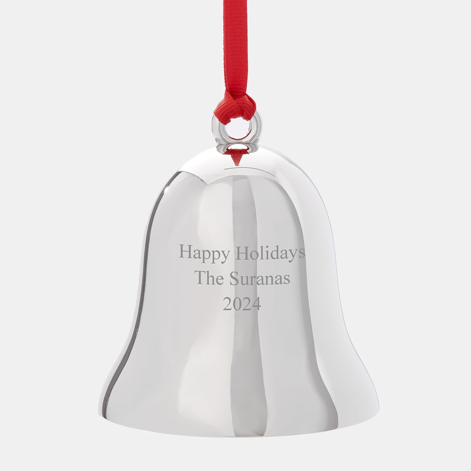 3D Silver Bell Ornament (Free Customization) - Things Remembered