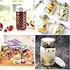 200-Count [Wide Mouth] Canning Lids for Ball, Kerr Jars - Split-Type Metal Mason Jar Lids for Canning - Food Grade Material, 100% Fit & Airtight for Regular Mouth Jars (86mm Wide Mouth（200 Lids）) #4