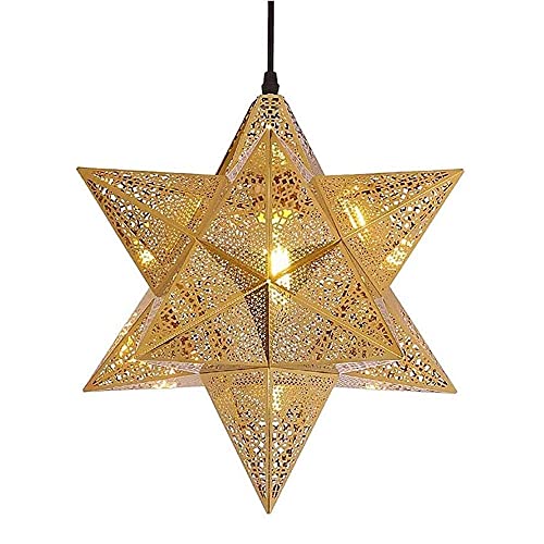 Lustre rétro E27 cage métallique pour en finir avec les pièces sombres sans style
