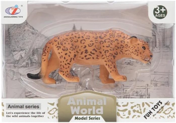 Kutulu Model Figür Hayvan Kurt Leopar