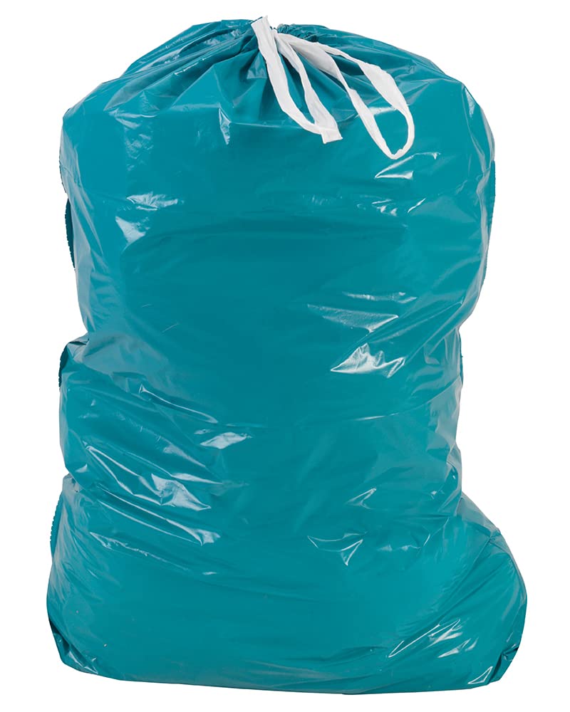 120 Liter Müllsack | 250 Stück | reißfest | mit Zugband | 25er Rolle | 10 Rollen | Typ 925 | Abfall-Säcke XXL Abfallbeutel Müllsäcke | Wandstärke 40 μ | LDPE | Dunkelblau