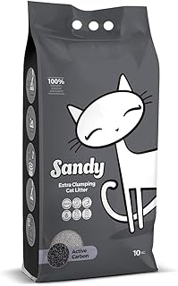 Sandy Aktif Karbonlu Topaklanan Kedi Kumu 10kg