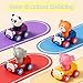 AugToy Press and Go Toy Cars for Toddlers 1-3, Animal Racing Cars Infant Baby Toys 6-9-12-18 Months, Cars Toys for 1 2 Year Old Boy Girl Gifts, One 1st First Year Old Boy Girl Birthday Easter Gifts