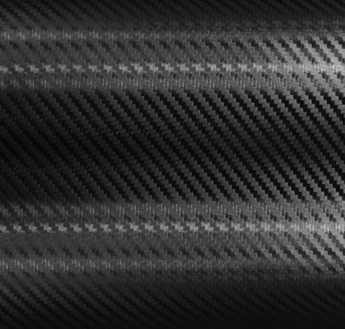 Image of VViViD XPO Dry Deep Black 3D Carbon Fiber Vinyl Wrap Roll with Air Release Technology (20ft x 5ft)