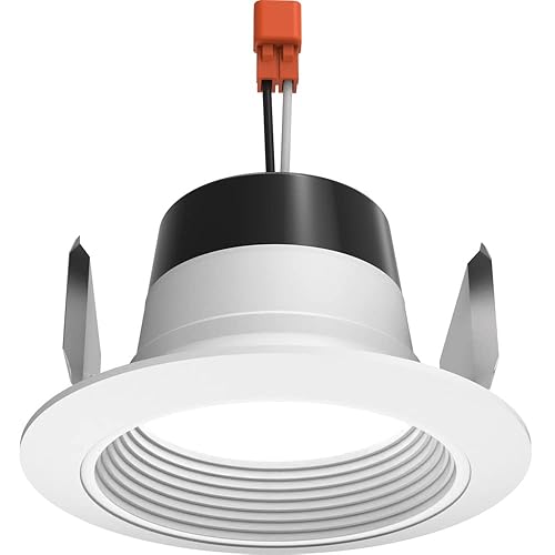 Juno Módulo de moldura de deflector de luz descendente de 4 pulgadas 2700 K blanco suave de 900 lúmenes blanco