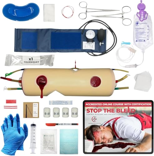 The Apprentice Doctor Stop the Bleed Kit - Bleeding Control Kit with an Accredited Online Course Designed to Train Members of the Public & Training Medical Professionals
