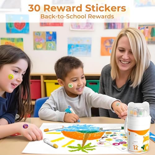 Lápices de colores lavables para papel madera niños y escuela 3