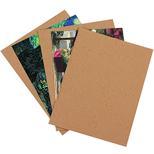 Box Usa Chipboard Sheets, 12' X 18', Kraft Brown, 22 Pt. Medium Duty, For Package Protection, Scrapbooking And Picture Frame Backing, 420 Sheets #TOP30