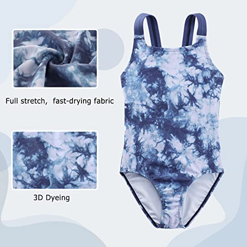Image of Girls One Piece Swimsuits Halter Bathing Suits Summer Swimwear 3-16 Years