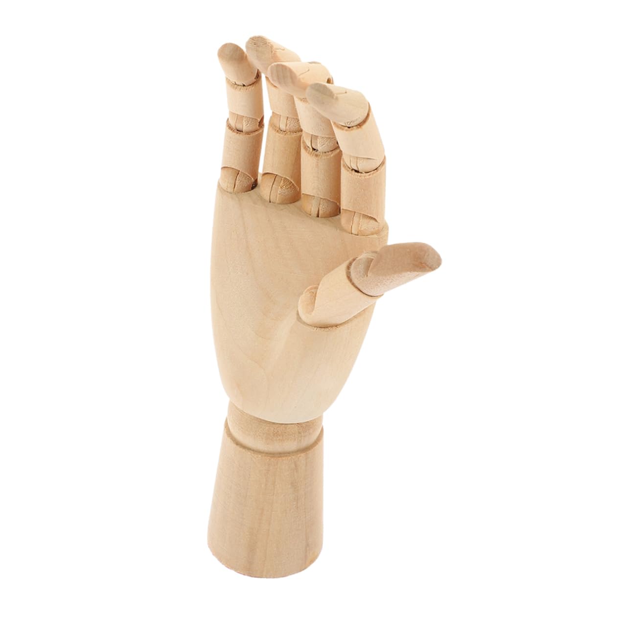 ifundom Wooden Hand Model for Artists Flexible Jointed Articulated Hand Sculpture for Drawing Sketching Painting Mannequin Hand Model for Creative Projects and Home