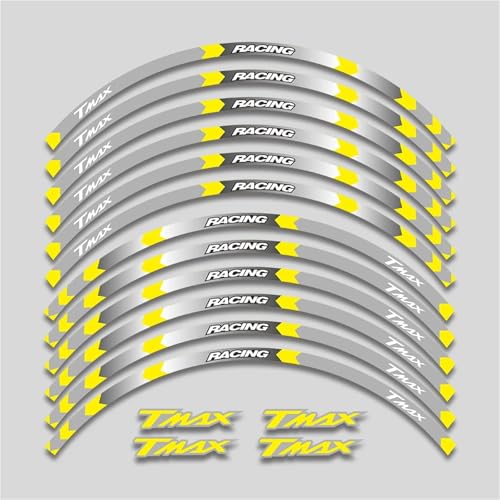 �I�[�g�o�C�p�z�C�[���X�e�b�J�[ 15�C���` �ɓK������ TMAX 500 TMAX 530 TMax 560 | �����̃z�C�[���f�J�[���͎��t�����ȒP�ŃX�^�C���b�V���A�����ăX�|�[�e�B�[�ȊO�ς��������Ă܂��B
