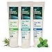 Desert Essence Tea Tree Oil Toothpaste - Mint - 6.25 Ounce - Refreshing Taste - Deep Cleans Teeth & Gums - Helps Fight Plaque - Sea Salt - Pure Essential Oil - Baking Soda - Promotes Healthy Mouth