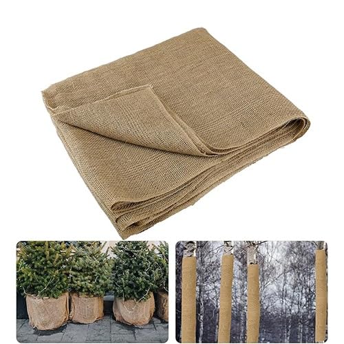 Copertura per piante, protezione dal gelo invernale, 10,2 x 102,4 cm, per cespugli, alberi e piante in vaso, telone per piante per la stagione fredda, involucro per alberi incluso