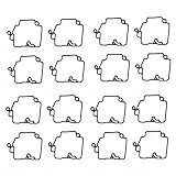 Carburetor Float Bowl Carb Gasket Seals Compatible for Flex Tech Piacenza Venus Speedy Topdrive Napoli Sprint FanRoller TVZ 50 4T (Color : 16pcs)