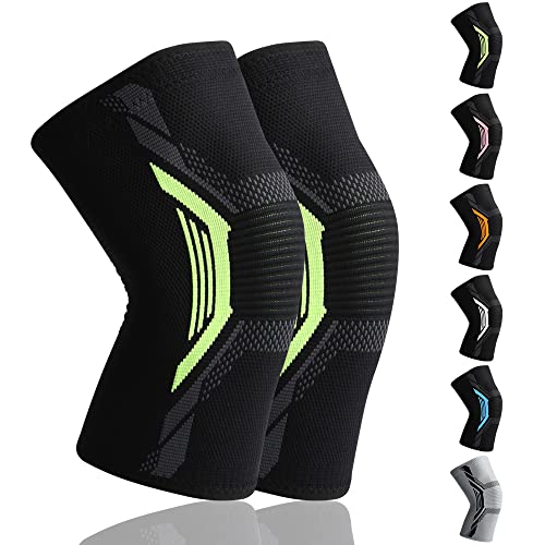 Genouillère de Compression pour le Soutien et la Douleur de l'arthrite - Genouillère en Cuivre pour l'entraînement, la Course, le Gymnase, le Fitness, l'haltérophilie Cover