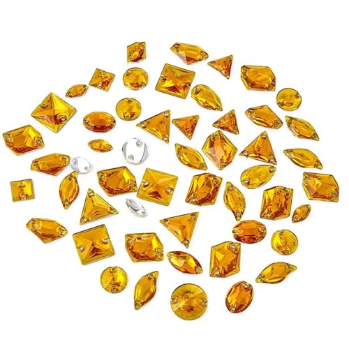 Strass à coudre de forme mixte pour accessoires et loisirs créatifs