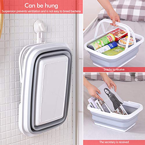 Faltbare Einkaufskorb mit Griff Tragbarer Picknickkorb Multifunktionale Zusammenklappbare Spülen zum Waschen Von… - Image 5