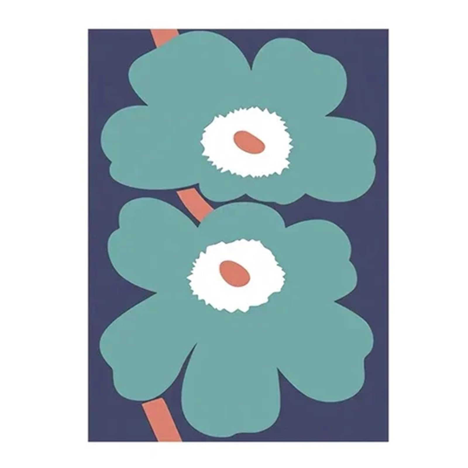 Tapis fleurs salon grand format vert 160x200cm pour décoration chambre