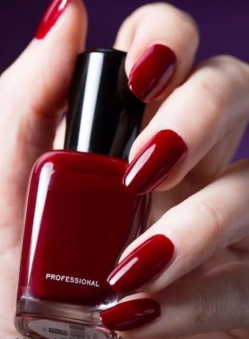Truvic Nail Paint/Nail Polish for women (Red, Pack of 1)