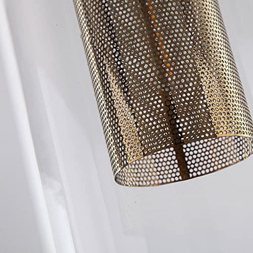 Chandelier cylindrique en verre de style scandinave pour intérieur - 5