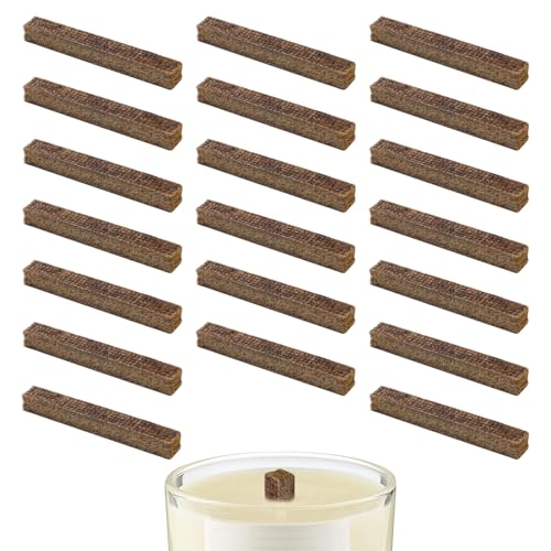 20 Stück Dauerdocht für Wachsfresser, Kerzendochte für Dicke Outdoor Kerzen, Geeignet für Dauerkerze, Tischfeuer, Schmelzlicht und Schmelzfeuers