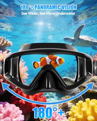 Gafas de natación Aegend para adultos y niños, visión amplia 220° miniatura 3