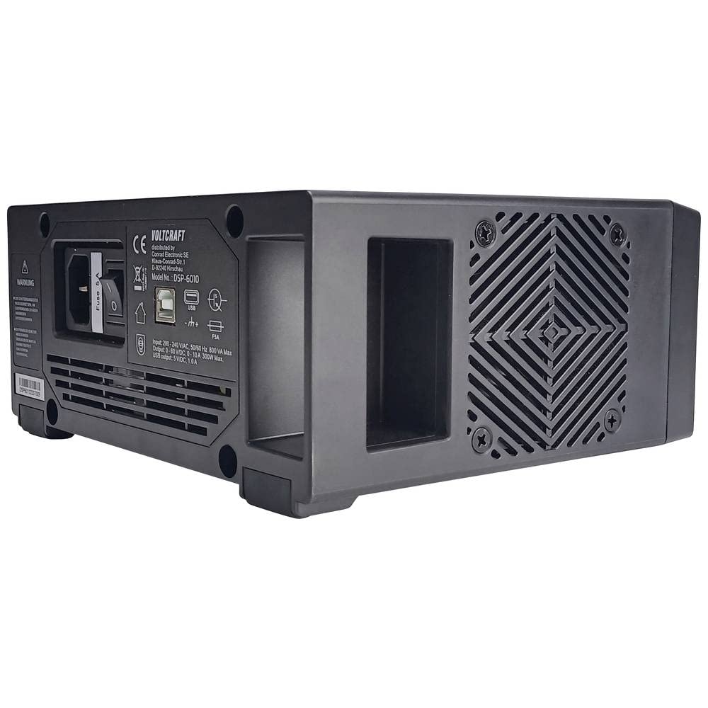 VOLTCRAFT DSP-6010 Labornetzgerät, einstellbar 0-60 V 0-10 A 300 W USB 2.0 Buchse A fernsteuerbar Anzahl Ausgänge 1
