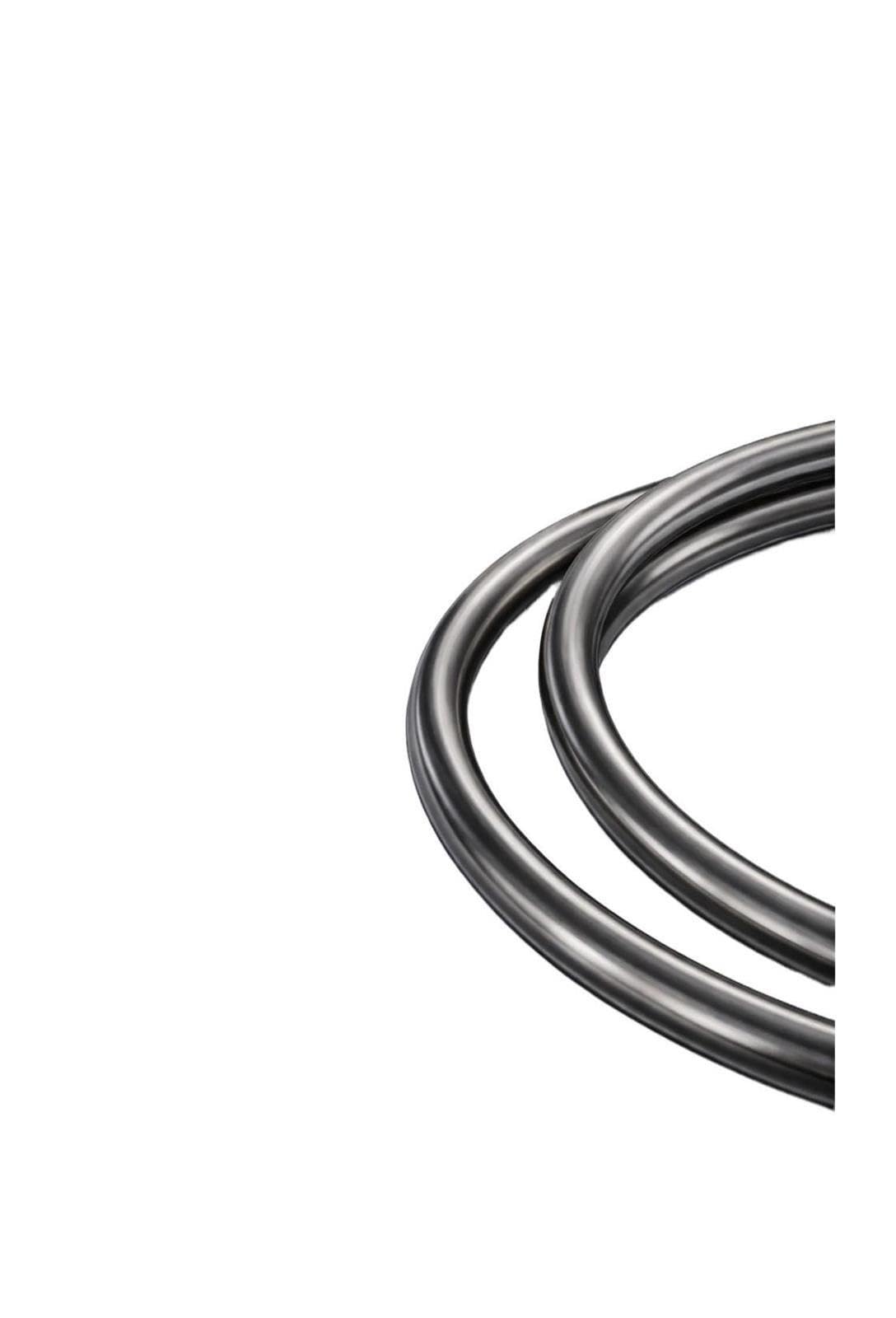 Tubo De Baño Flexible De PVC Gris Bronce Cepillado