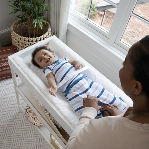 Image of Ingenuity Contoured Changing Pad - Includes Waterproof Changing Liner and Safety Fastening Strap with Quick-Release Buckle
