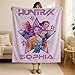 Custom Korean Pop Demon Hunter Blanket – Huntrix Design Soft Fleece/Minky/Sherpa Throw, Cozy Anime Gamer Blanket, Unique Gift Huntrix Blanket