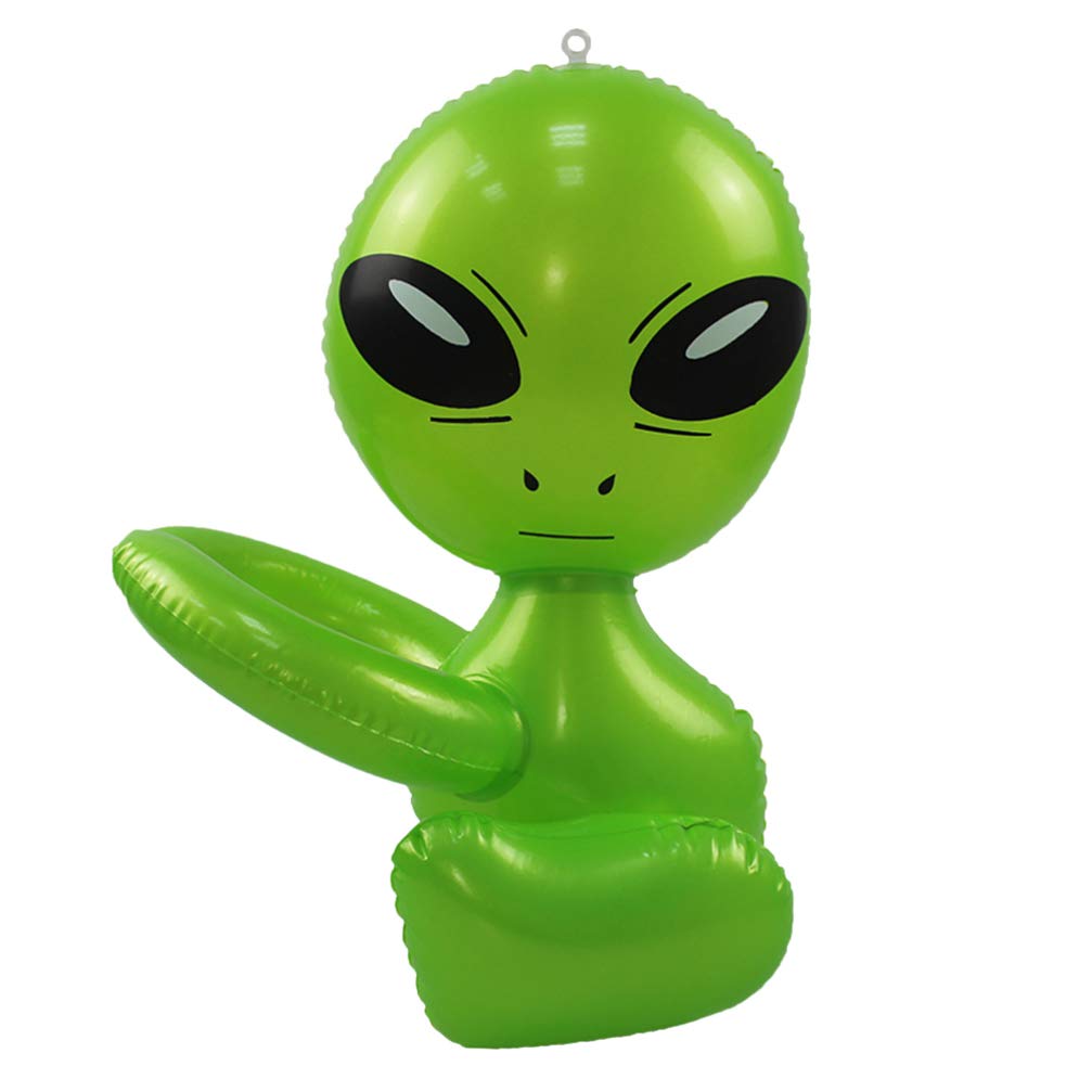 NUOBESTY Alien Inflatable Toy Alien Party Decoration And Prop Alien Inflate Green