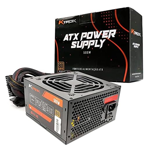 Fonte Gamer Ktrok Atx 500W 80 Plus Bronze Silenciosa