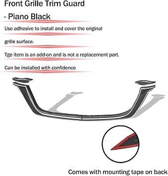 ABS Matte Black Front Grille Edge Trim for Mazda CX-90 2024 2025, CX-70 2025, CX-60 2022-2024 Protection Decoration Vehicle Accessories Parts front bumper Guards