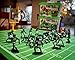 Kaskey Kids Football Guys, Green vs. Black, 30 Pieces in Each Set, Includes 2 Teams, Accessories, and Travel Storage Case, Nostalgic Sports Action Figures for Imaginative Play, Ages 3 and Up