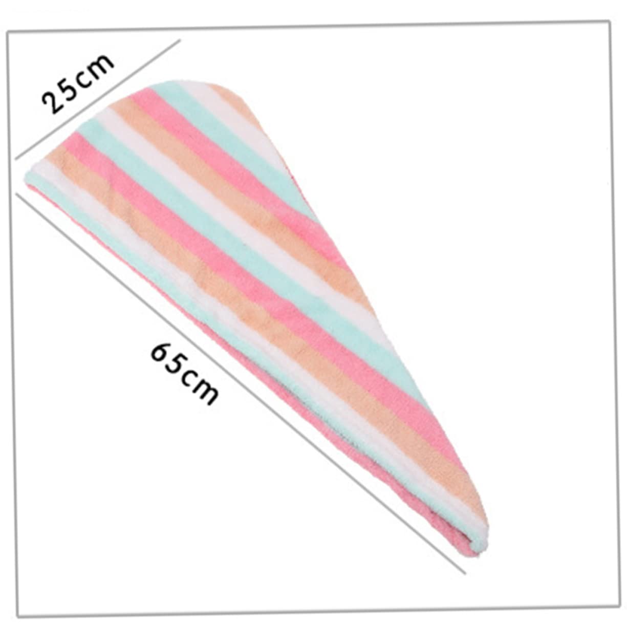 IWOWHERO Thick Hair Drying Cap Quick Dry Long Hair Wrap Comfortable for Daily Use