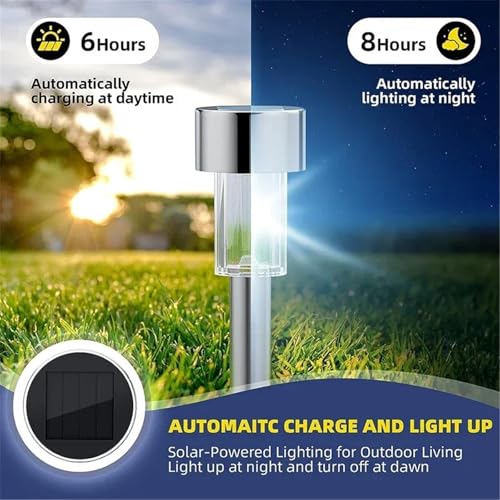 Luces solares para exteriores e iluminación de paisaje para decoración de césped 3