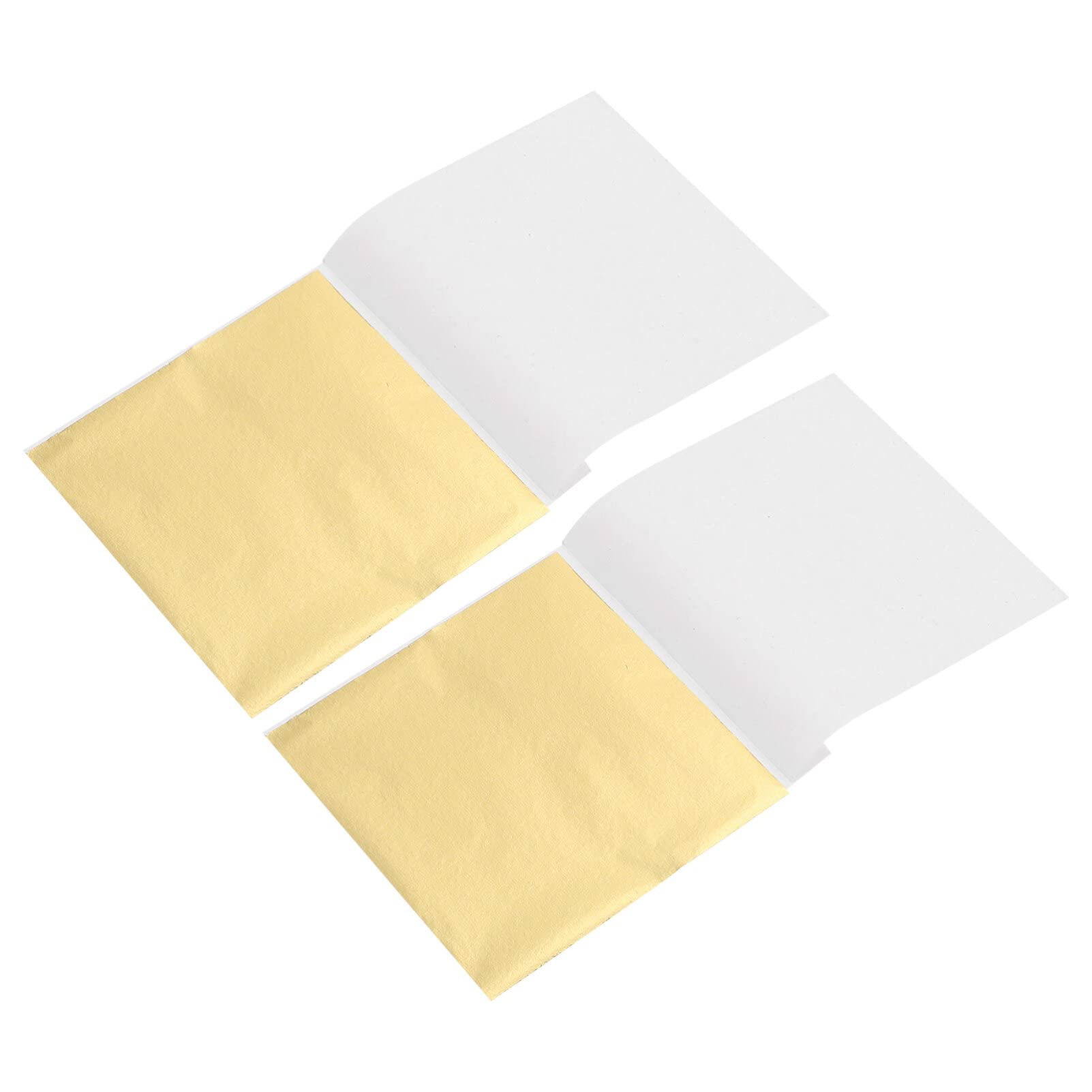 200 Sheets Sheets Imitation Gold Foil Paper DIY Furnishings Supplies DIY Handcraft Decor Foil Flakes Gold Flakes for Crafts Gold Flake for Painting Manicures Supplies DIY Gold Foil