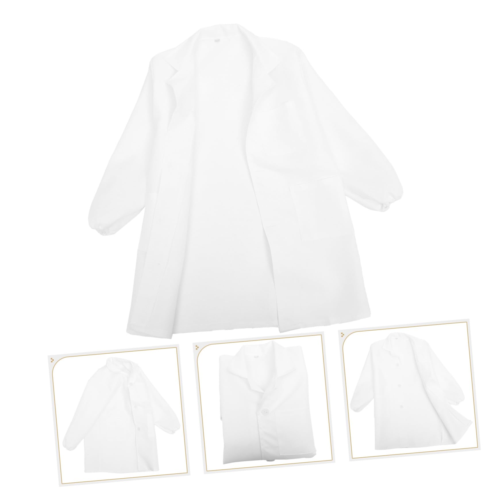 SUPVOX Bata De Para Bata De Para Para Disfraz De Científico Para Disfraz De Ocupación Preescolar
