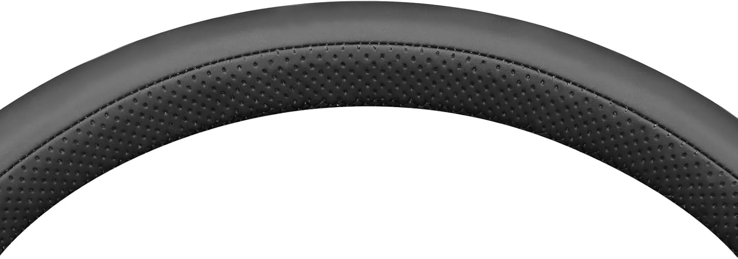 MEWANT Hand Stitched Steering Wheel Cover Wrap for Mazda CX-30 CX30 2019-2020 / Mazda 3 Axela 2019-2020 Steering Wheel Accessories for Mazda