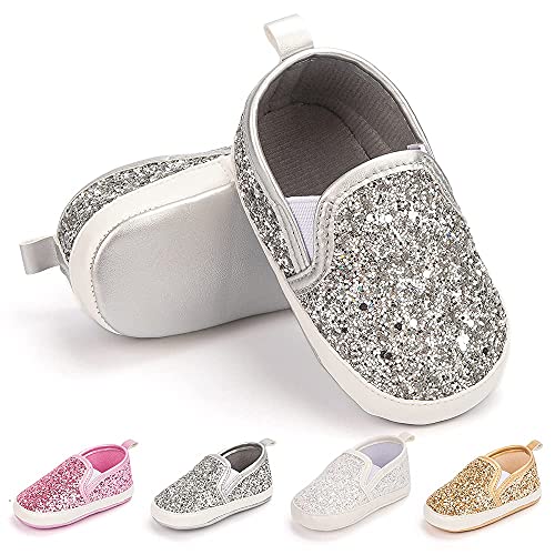 Image of Meckior Infant Baby Girls Boys Canvas Shoes Soft Sole Toddler Slip On Newborn Crib Moccasins Casual Sneaker Austin Boy's Flat Lazy Loafers First Walkers Skate Shoe