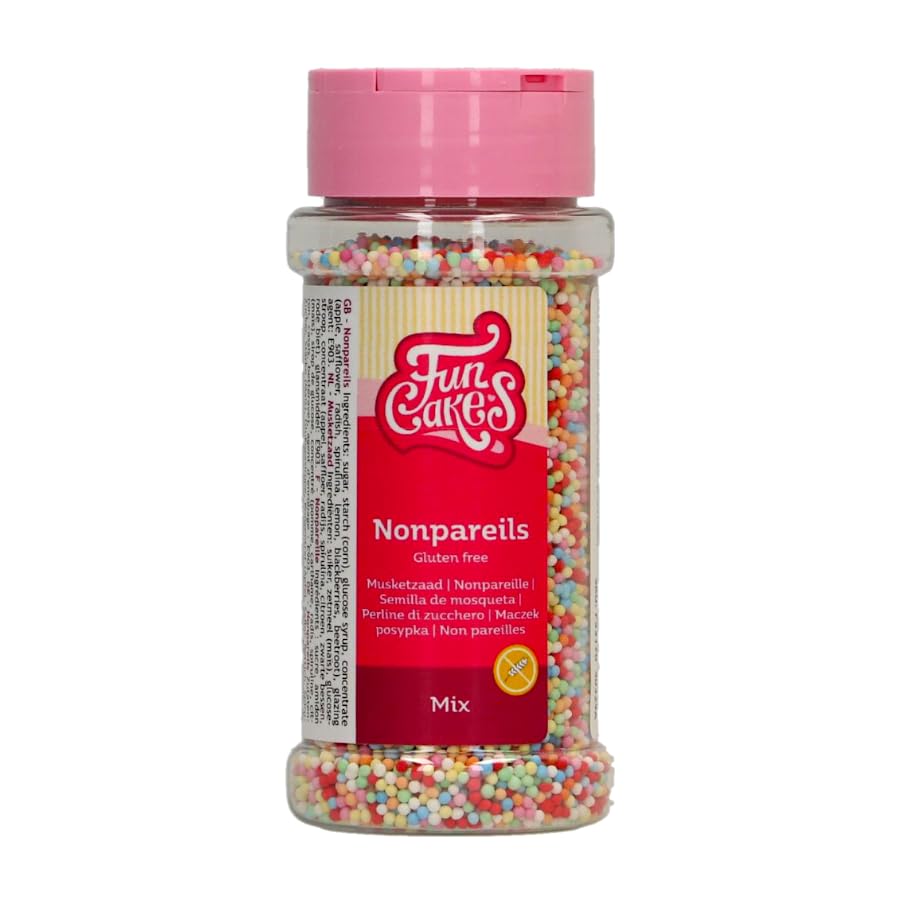 FunCakes Nonpareils Sin Gluten Mix Espolvoreado para Tartas 80 g