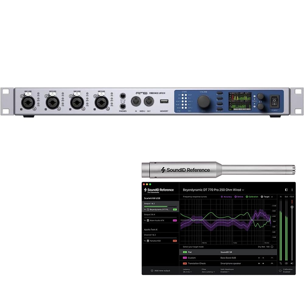 Amazon.com: RME Fireface UFX III 188-Channel Audio Interface