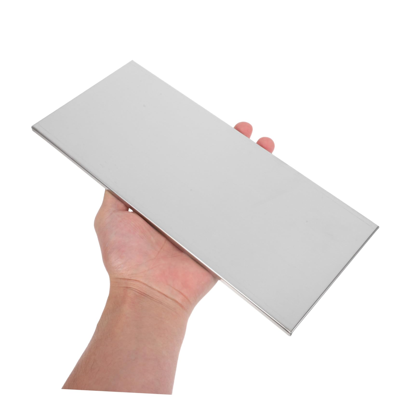 Plaque Metallique Adhésive 25x11 Cm en Acier Inoxydable Brossé, Plaque Signalétique de Porte Vierge, Lot de 2, pour Bureau, École, Hôpital, Hôtel