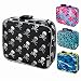 Insulated Durable Lunch Box Sleeve - Reusable Lunch Bag - Securely Cover Your Bento Box, Works with Bentology Bento Box, Bentgo, Kinsho, Yumbox (8"x10"x3") - Skull