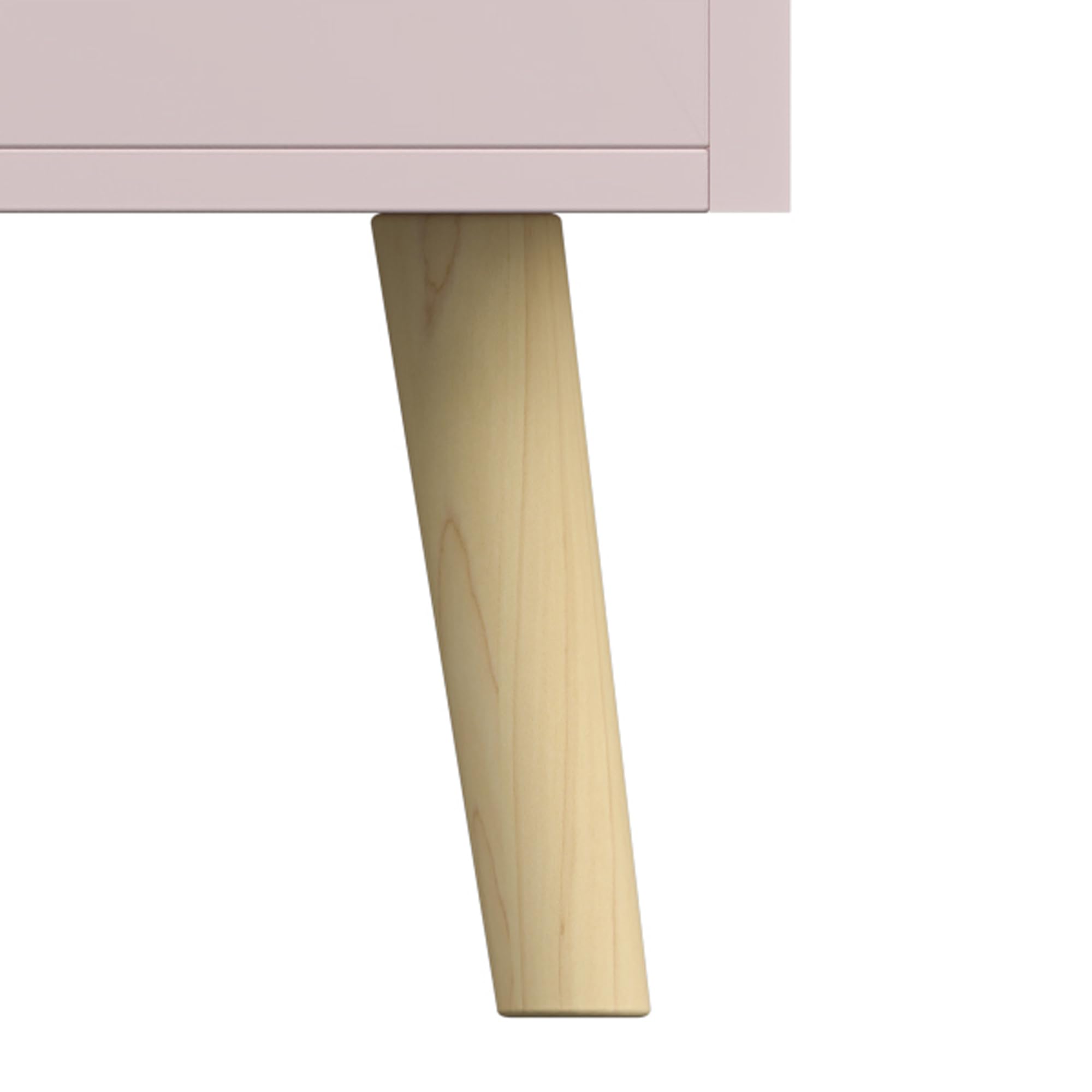 [en.casa] Spielzeugkiste mit Deckel Vestnes Kuscheltier Aufbewahrung Kinderzimmer Wellendesign Truhe Spielzeugbox 60 x 30 x 44 cm Cotton Candy/Weiß