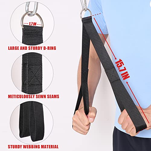 SYL Fitness Tricep Rope Cable Attachment, Tricep Pull Down Rope Tricep Pull Down Rope for Face Pulls, Push Downs, Bicep Curls - Thumbnail 2