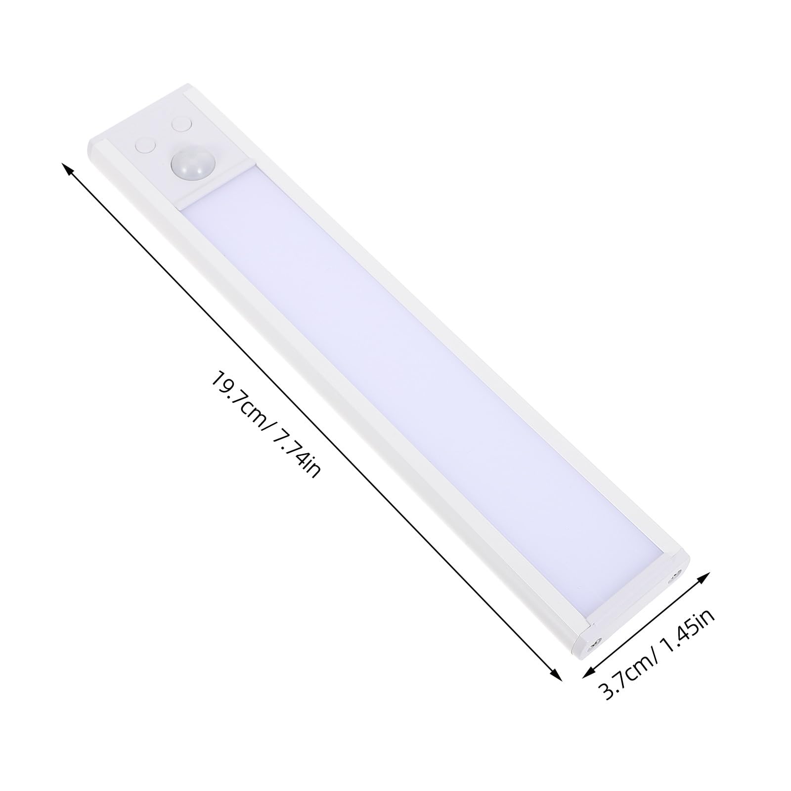 Cabilock 3er-pack Schrankleuchten mit Bewegungsmelder – Kabellose Unterbaubeleuchtung mit 3 Farbtemperaturen Und Dimmfunktion – Wiederaufladbare Led-lichtleisten mit Usb-c-anschluss für Küche,